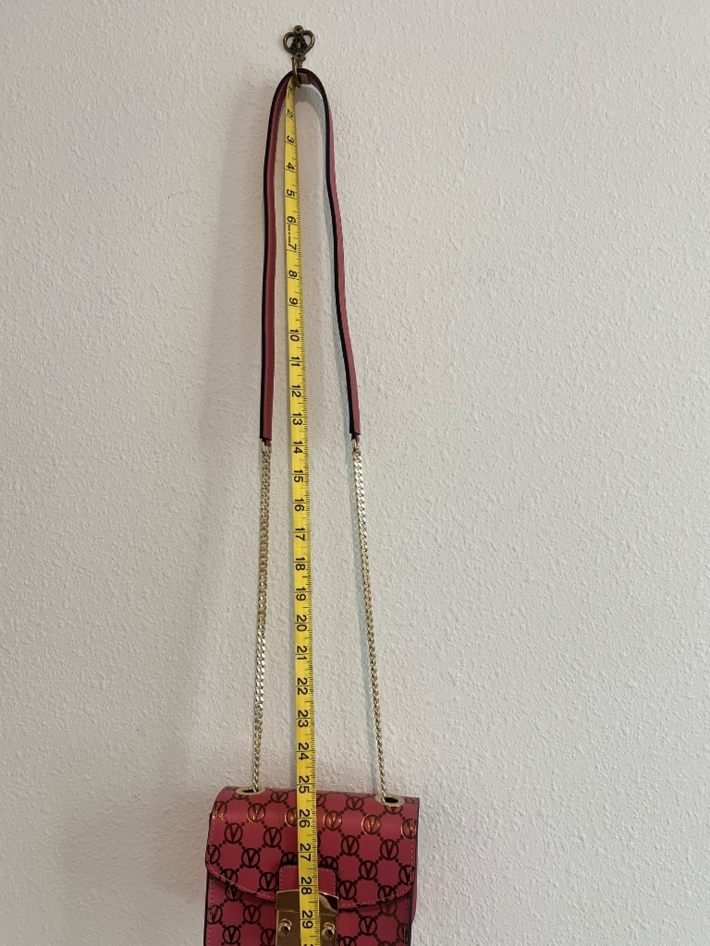 Valentino by Mario Valentino Bijou Monogram Leather Crossbody - Picture 11 of 16